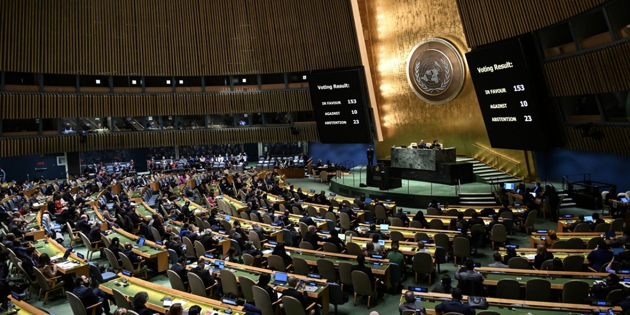 UN General Assembly adopts resolution demanding immediate humanitarian cease-fire in Gaza