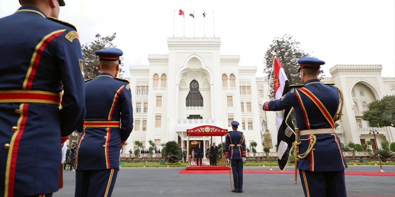 UPDATE 2 - Turkish president arrives in Egypt for official visit