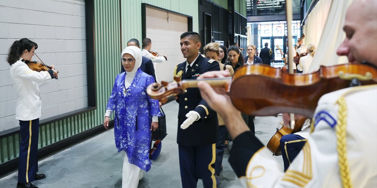 Turkish first lady attends luncheon hosted by US counterpart