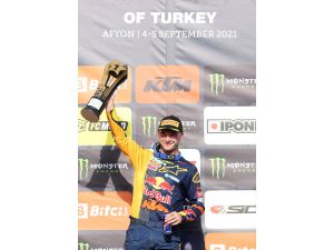 Dutch motocross rider Jeffrey Herlings wins MXGP of Turkey