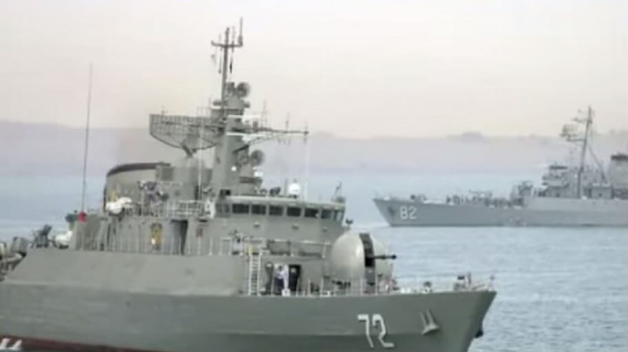 Iran Moves Warships Into Key Strategic Position
