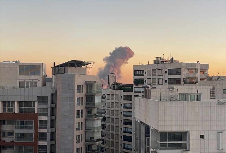 Israeli army carries out heavy airstrike on Beirut's southern suburb